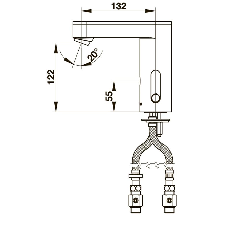 Бесконтактный смеситель Presto So'o 56196 56196.0 - Вид №1