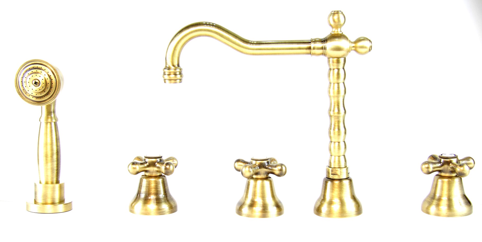 AM730402065 Смеситель на борт ванны , бронза Webert Armony