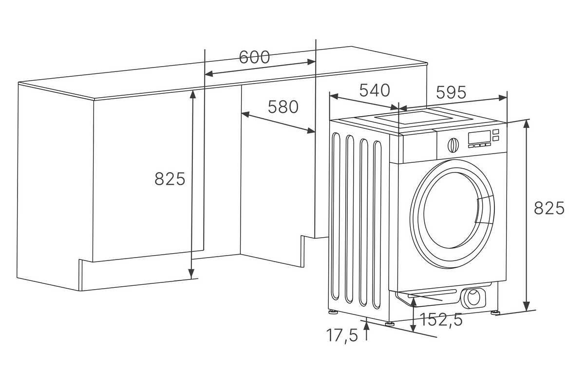 9255922 Встраиваемая стирально-сушильная машина Kuppersbusch WT 6508.1 V STDN-0055507 - Вид №2