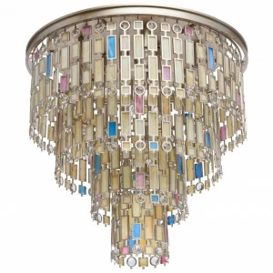 Потолочная люстра MW-Light Марокко 2 185010710 MW-LIGHT ДИЗАЙНЕРСКИЕ, МАРОККО 184536 Золотой