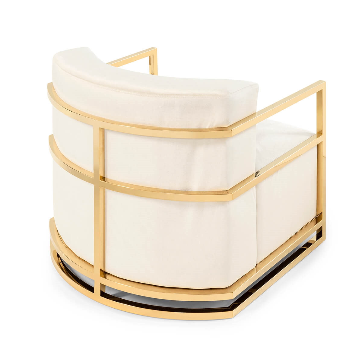 700371-93 ABHIKA КРЕСЛО JUDE BLACK/GOLD  - Вид №4