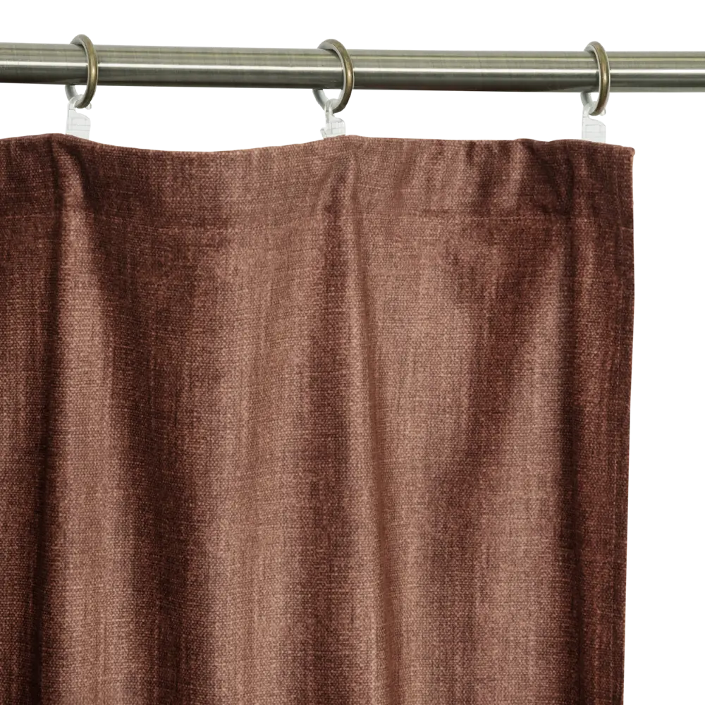 Штора на ленте «Терра» 200x280 см цвет коричневый GARDEN STLM-2102958 - Вид №2