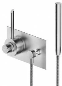 MGS Смеситель для душа из нержавеющей стали с ручным душем Contemporary