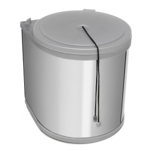 Ведро для мусора на дверцу шкафа Kappa 350/11 Metallic Grey NAVAKO