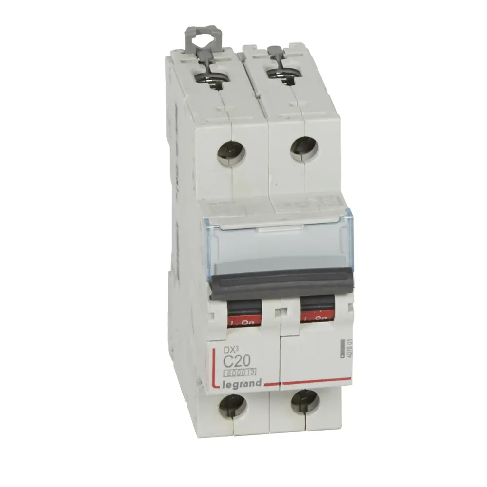 Автоматический выключатель Legrand DX3 2П С20 А 6000/10 кА 84491001 STLM-2101296 