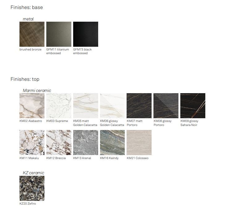 Квадратный металлический журнальный столик и керамическая столешница Cattelan italia BENNY KERAMIK ARCH-00120877 - Вид №8