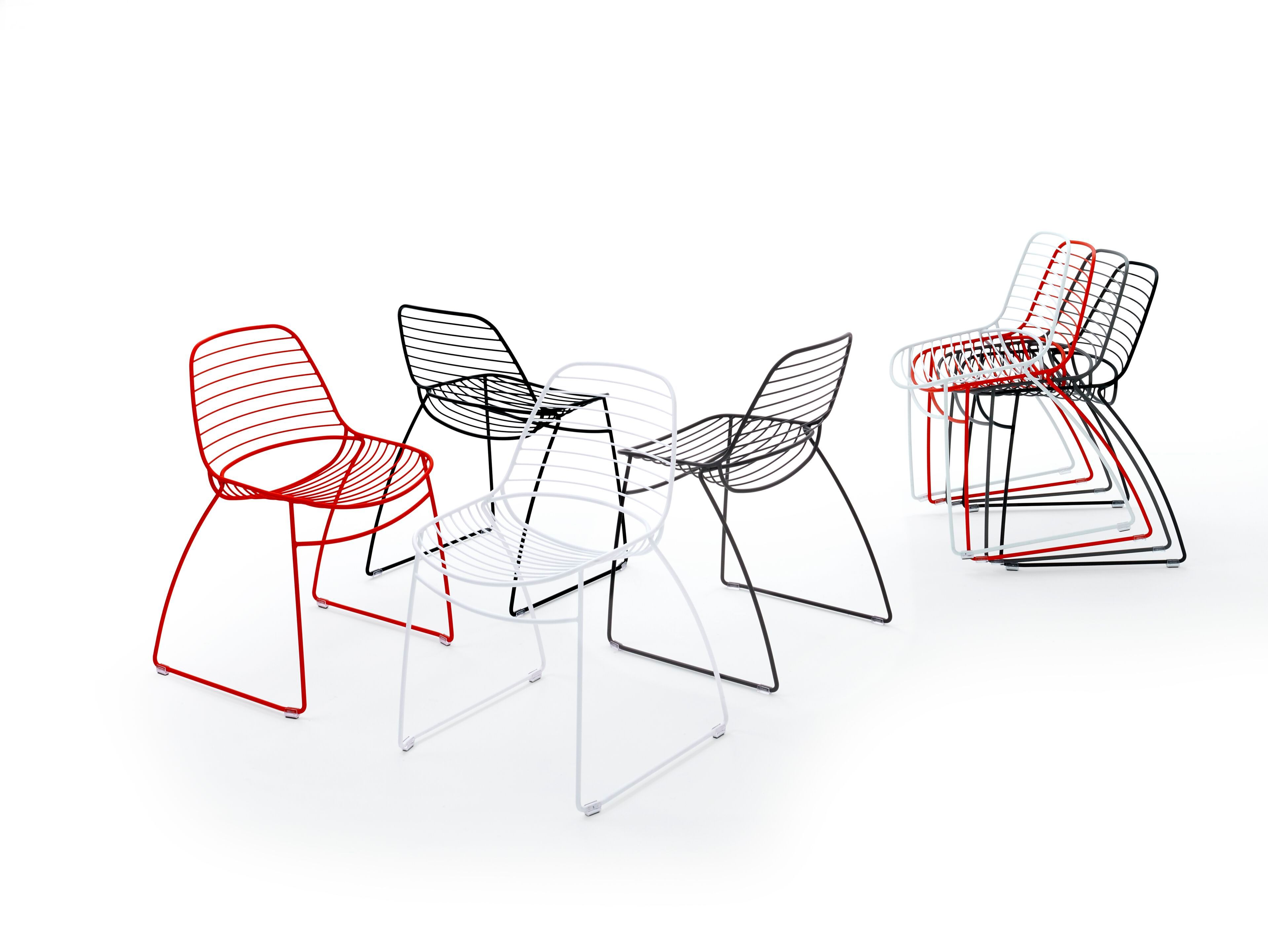 Штабелируемый стул для салазок Urbantime ECLIPSE WIRE ARCH-00039034 - Вид №1