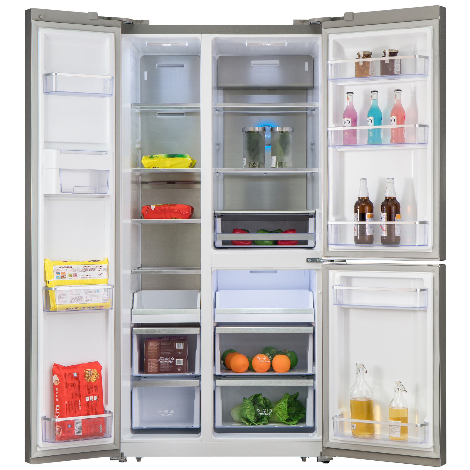 9168005 Холодильник многодверный   Бирюса TD 563 I серебристый STDN-0134610 - Вид №1