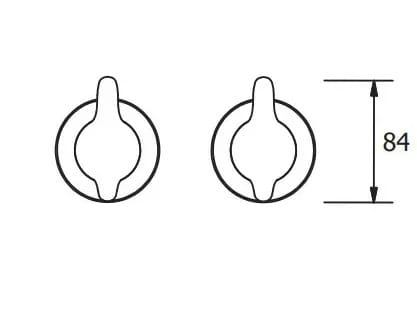 Встраиваемый смеситель для душа с 2 отверстиями CROSSWATER FOILE ARCH-00073686 - Вид №2