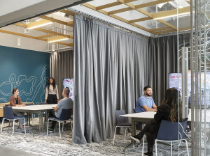 Акустическая ткань сплошной цвет букле ткань