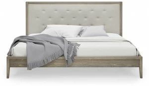 Huppé Кровать двуспальная из березы с тафтинговым изголовьем Edmond 1360u / 1380u