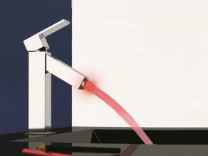 Remer Rubinetterie Смеситель для умывальника, однорычажный, LED Q-color Qr 10