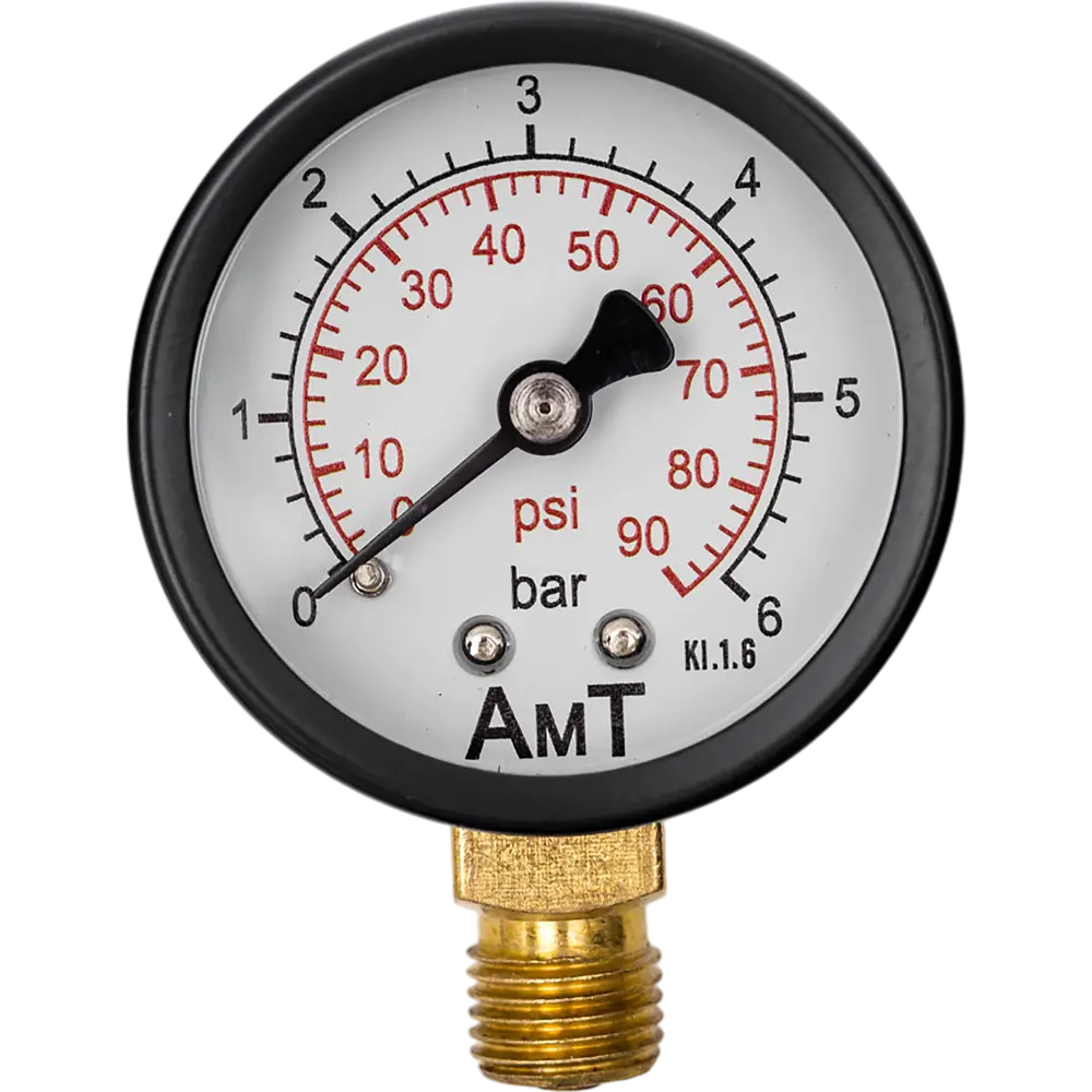 Манометр радиальный 0.6 Мпа 1/4" 70 мм Santreyd STLM-2190357