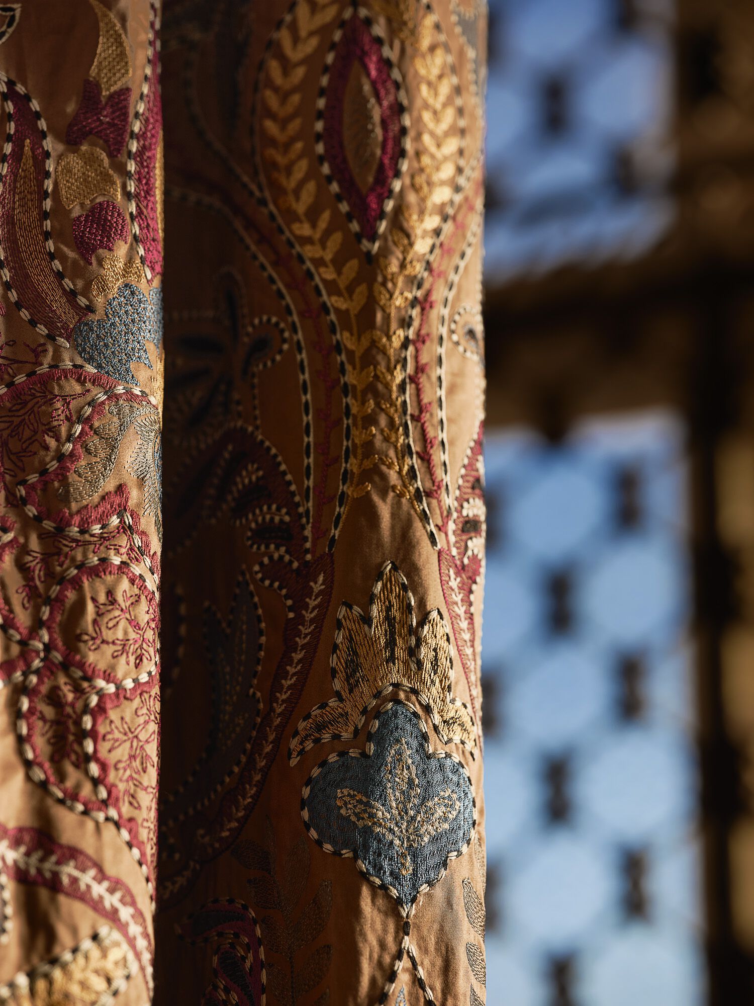 Хлопчатобумажная дамасская ткань Aldeco Veva ARCH-00058950 - Вид №6