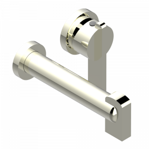 U2B-6541B Trim only for Built-in basin mixer with spout (two x 1/2'' inlets and one 1/2'' outlet), without waste Thg-paris Le 11 с рукоятками Покрытие PVD никель