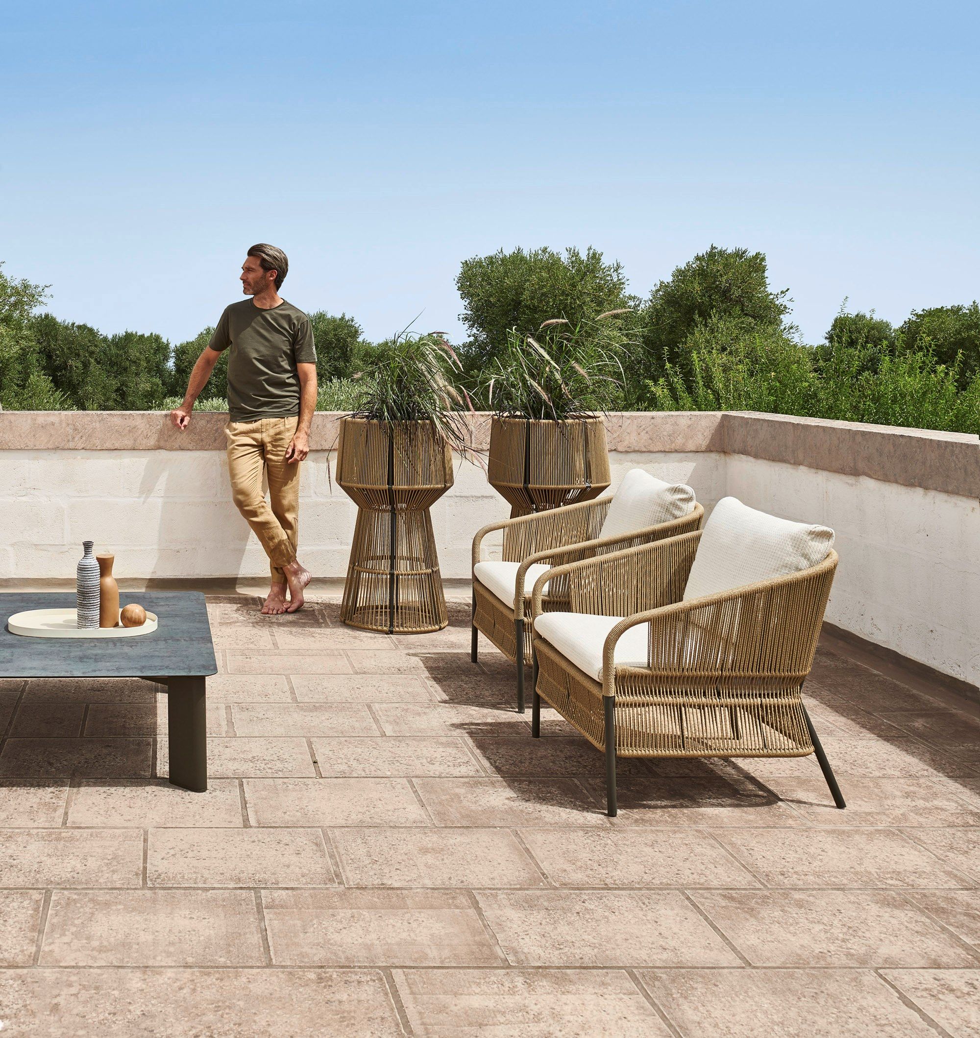 Алюминиевый стул с порошковым покрытием с подлокотниками Varaschin ARCH-00103064 - Вид №7