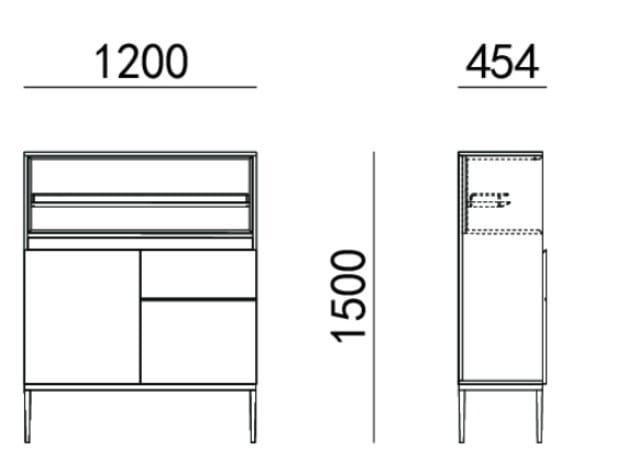 Деревянный шкаф со встроенным освещением HC28 maison Рита ARCH-00150322 - Вид №2
