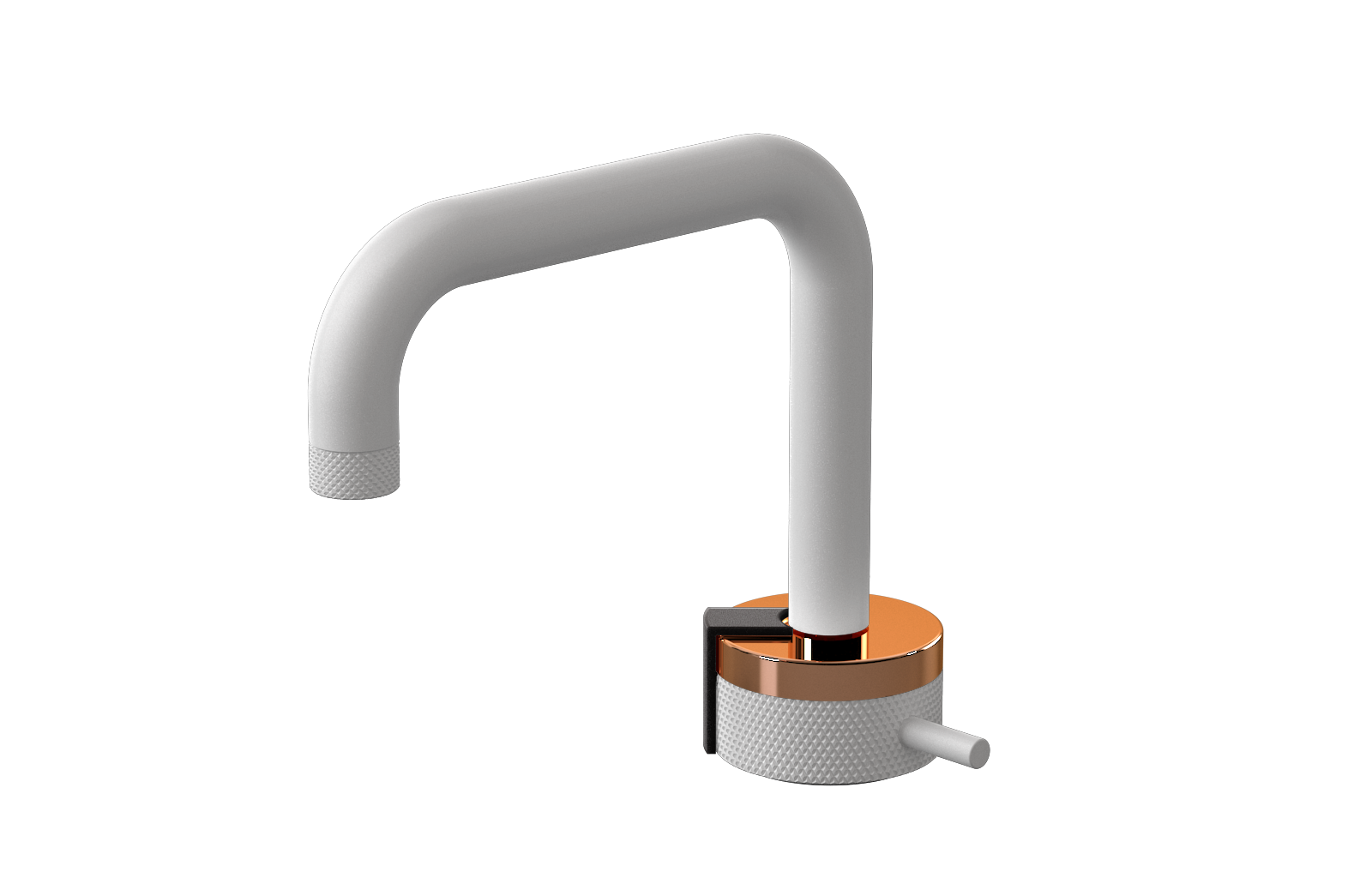 E-11500-R1RG-L2BK-WT Однорычажный прогрессивный смеситель для раковины - излив 15,3см GRAFF MOD+