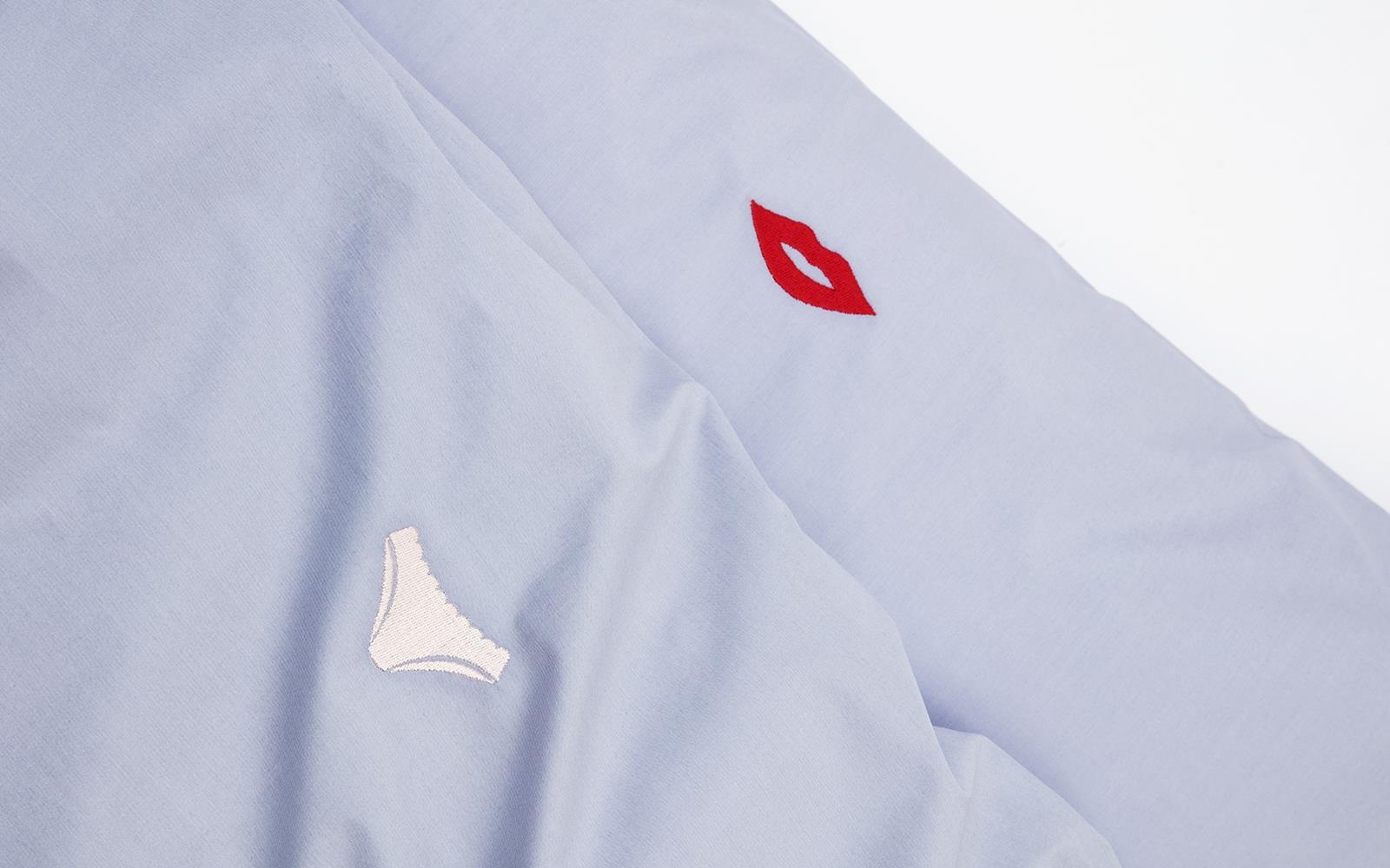 310502 Snooze Постельное белье 140x200 Sassy Chic Lilac Normann Copenhagen  - Вид №3