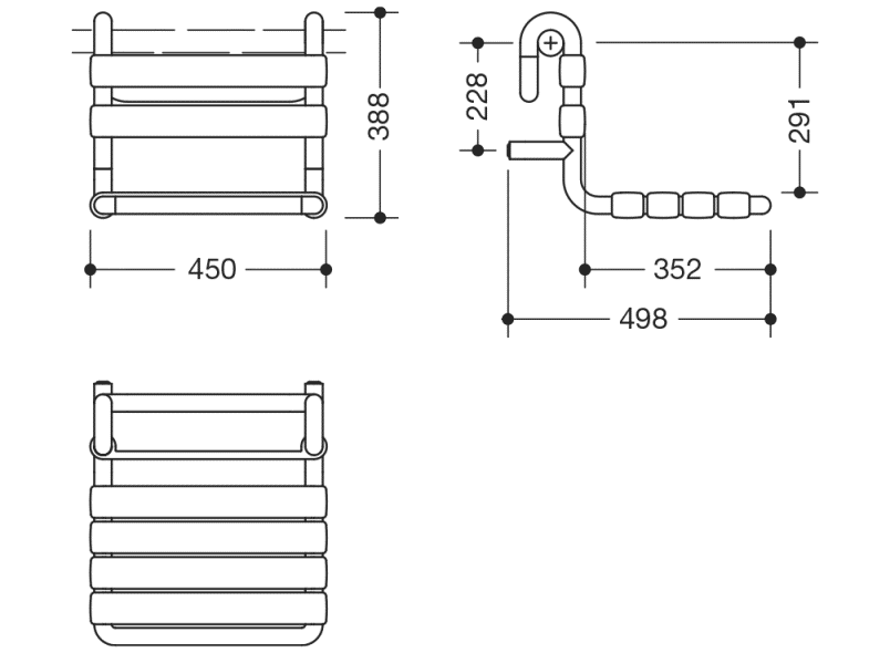 801.51DCH110 подвесное сиденье HEWI HEWI active+  - Вид №1