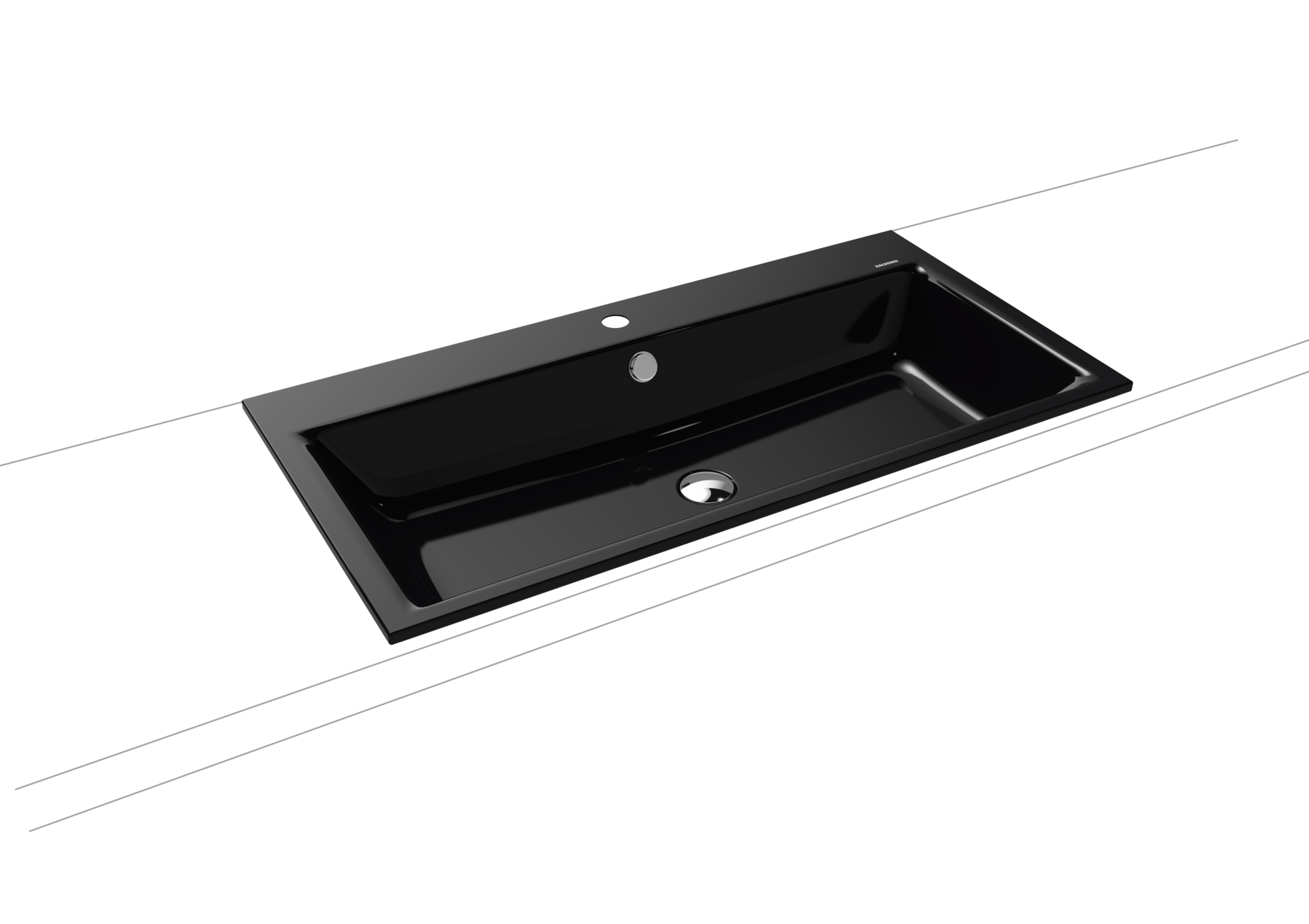 Умывальник KALDEWEI Сталь эмалированная 3152 178 черный 31523319178