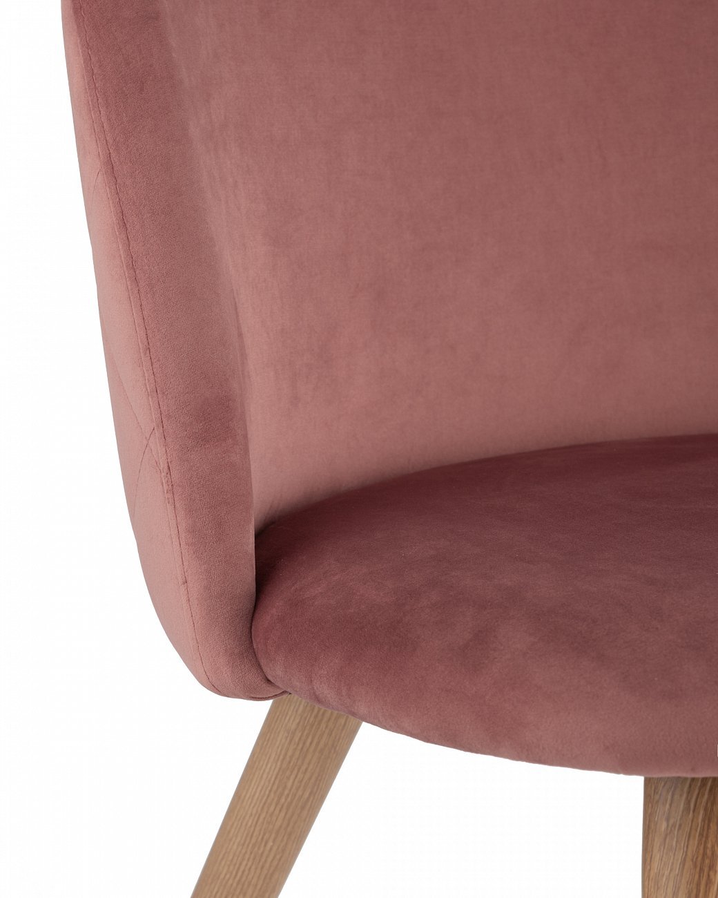 Стул с мягкой обивкой розовый с ромбами "Лион" STOOL GROUP ДИЗАЙНЕРСКИЕ 00-3881977 Розовый  - Вид №4