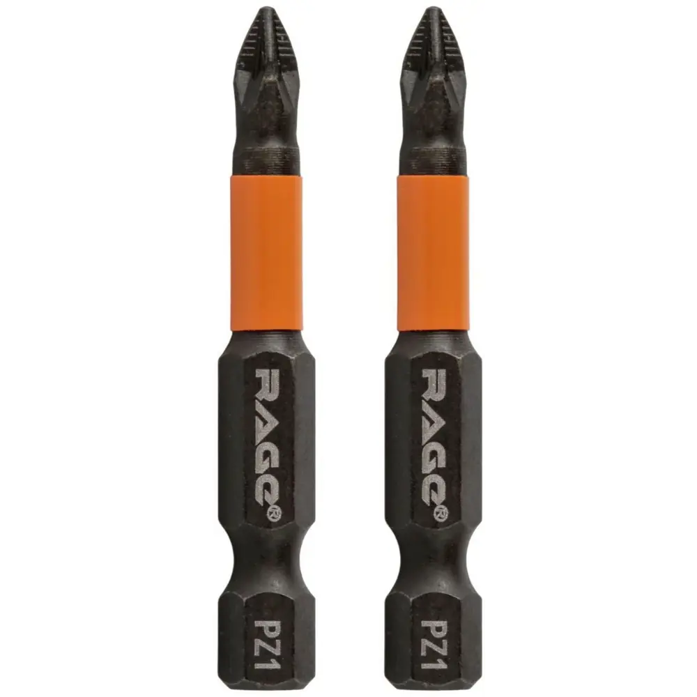 Магнитная бита RAGE PZ1x50 мм для точного монтажа (2 шт) 89369252 STLM-1374500