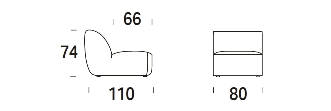Съемный диван из ткани Felis Softliving ARCH-00128102 - Вид №9