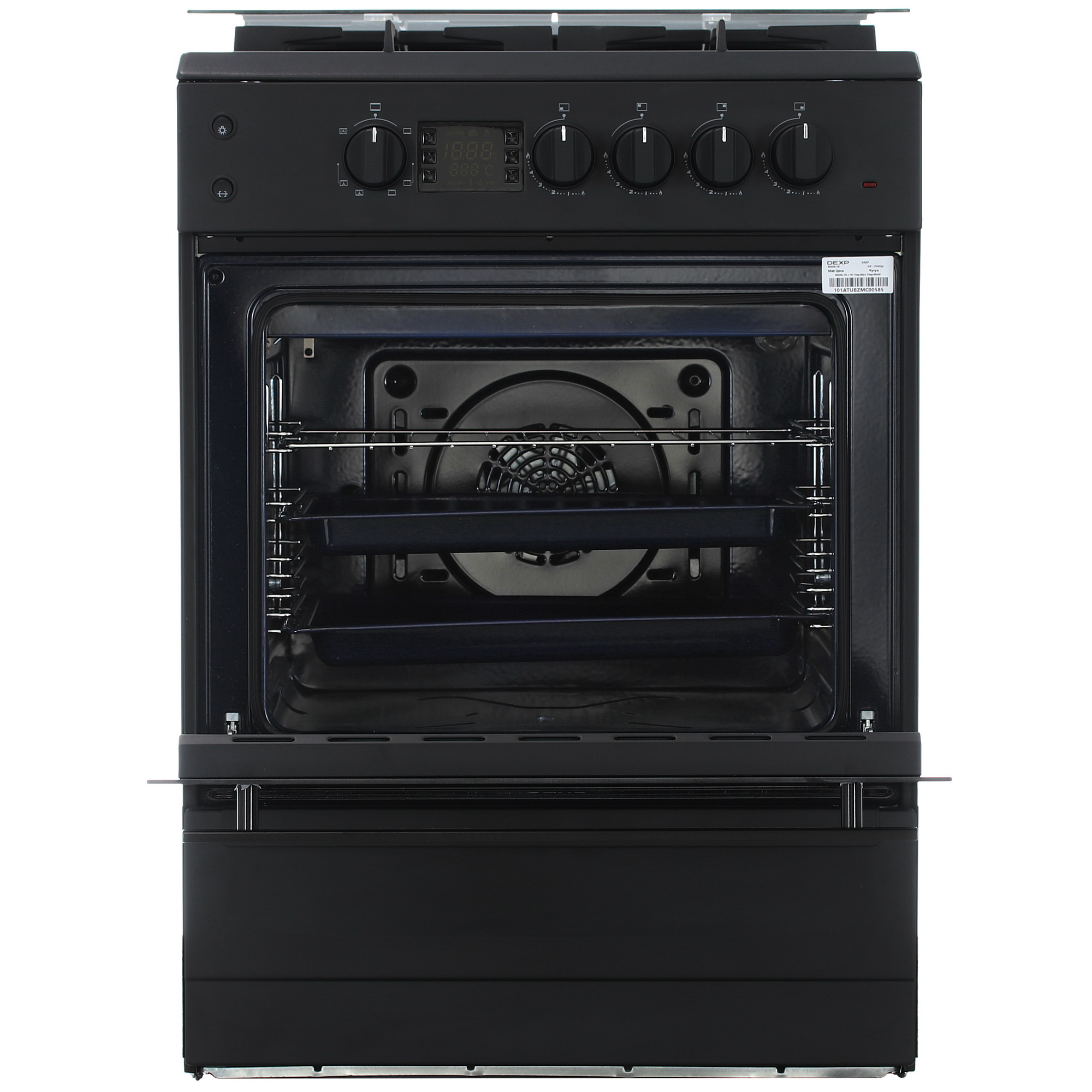9082388 Комбинированная плита DEXP MG36-1B черный STDN-0059080 - Вид №7