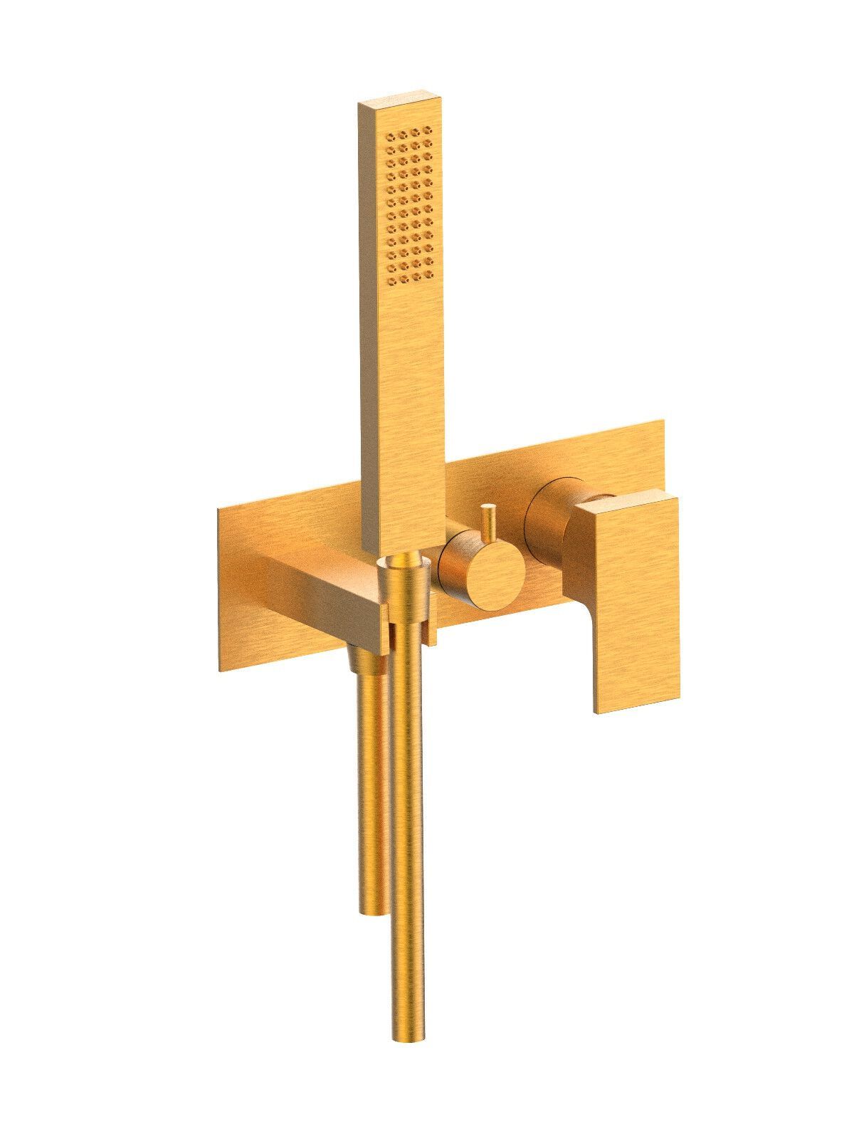 Однорычажный смеситель для душа с 3 отверстиями и ручным душем Rubinetterie Frattini отдельная эстетика ARCH-00076565 - Вид №17