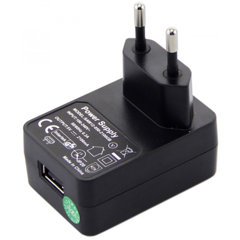 PWR-WUA5V12W0EU Power supply-100-240 vac, 5 v, 2.5 a with europe plug. Zebra Santreyd 