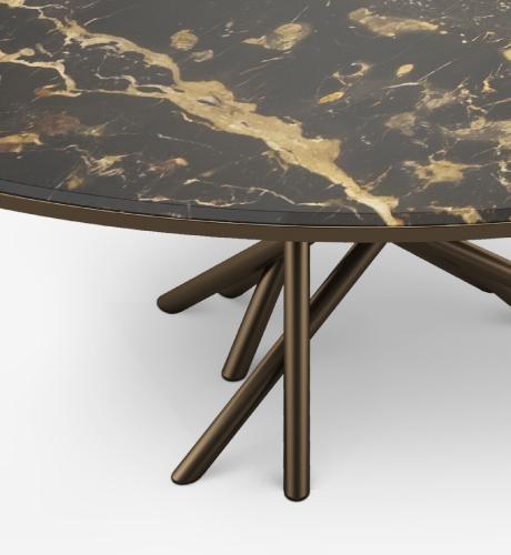 Malabar Овальный обеденный стол из мрамора Duchess sun-id-1498037 - Вид №5