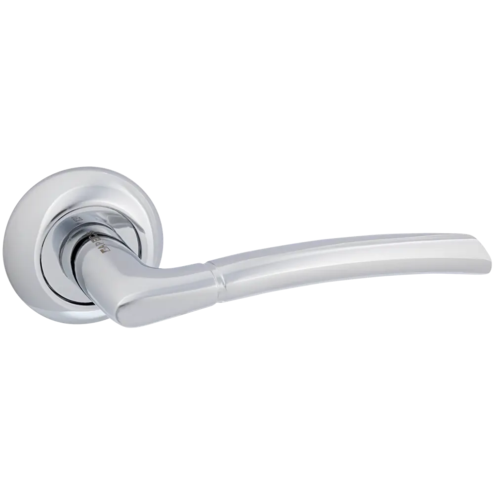 Ручка дверная на розетке Avers H-0875-A-NIS, алюминий, цвет матовый никель APECS STLM-2169551