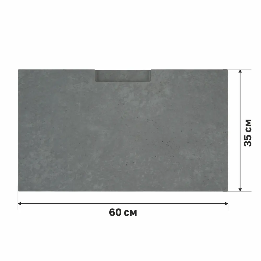 Дверь для шкафа Delinia «Берлин» 60x35 см, МДФ, цвет серый STLM-2138631 - Вид №1