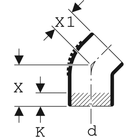 312.150.14.1 Отвод Geberit Silent-db20 Geberit  - Вид №11