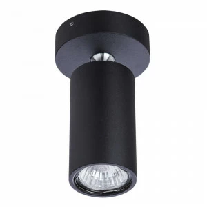 Спот потолочный галогеновый черный Cervantes Gavroche Volta 1968/04 PL-1 DIVINARE GAVROCHE VOLTA 00-3924979 Черный