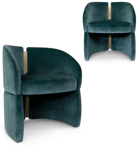 Essential Home Стул из ткани с подлокотниками Happy few sun-id-1491859 - Вид №2