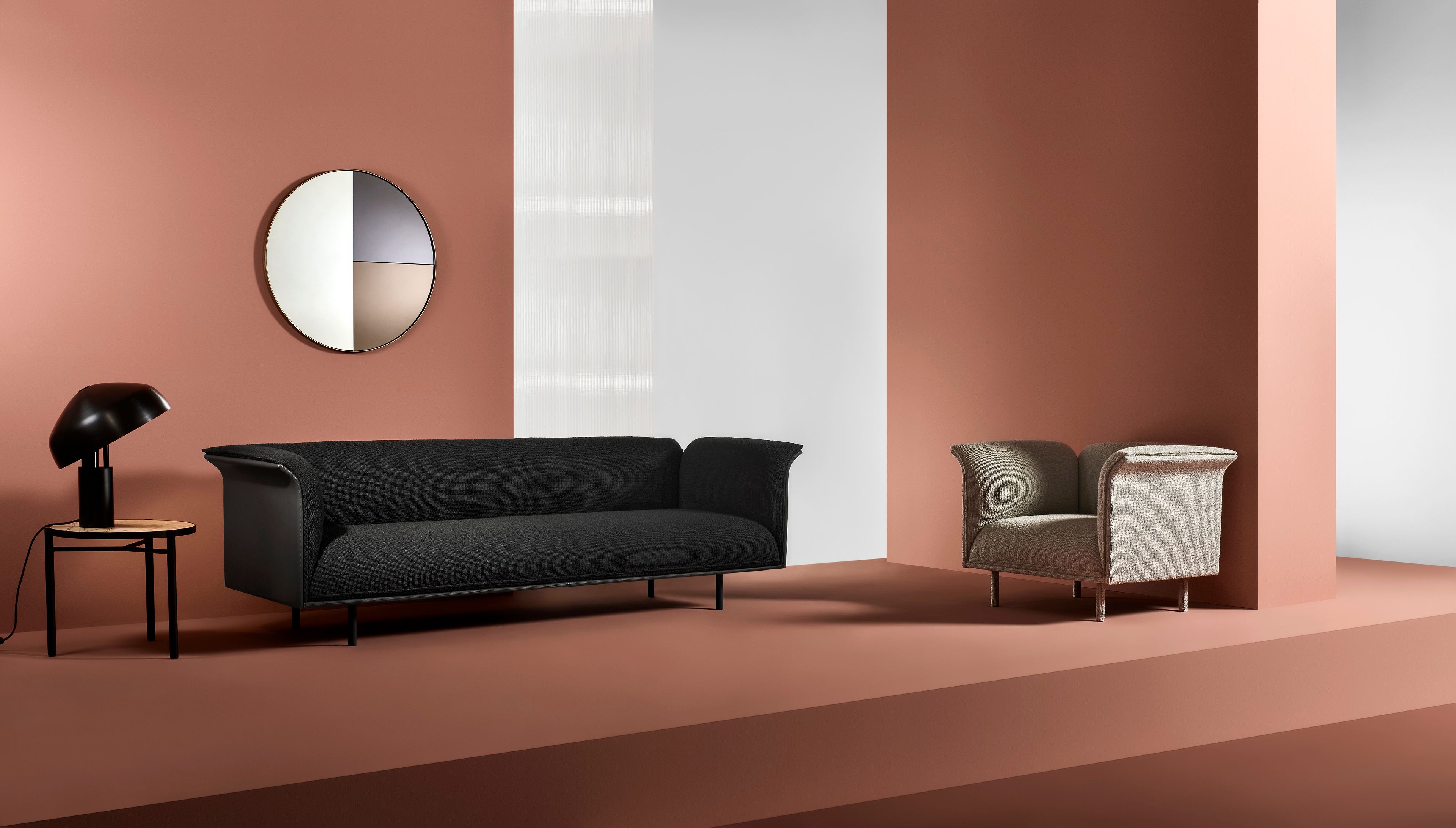 Тканевое кресло с подлокотниками Ross Gardam полдень ARCH-00131163 - Вид №4