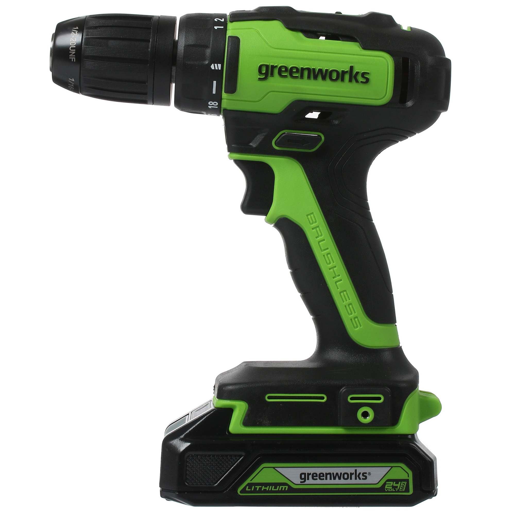 Дрель-шуруповерт GreenWorks GD24DD35K2 24V 5346968 STDN-0063096