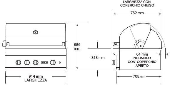 Wolf Газовый барбекю из нержавеющей стали Barbecue sun-id-1348477 - Вид №3