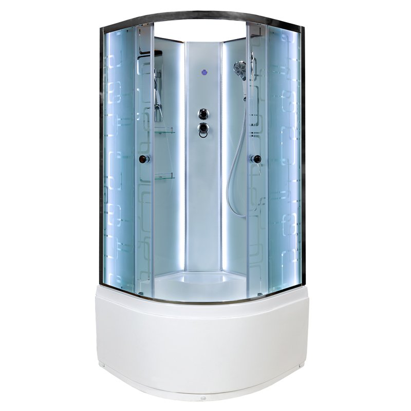 L 901 стандартная Душевая кабина DETO Серия L ЕМ4510 N LED - Вид №17