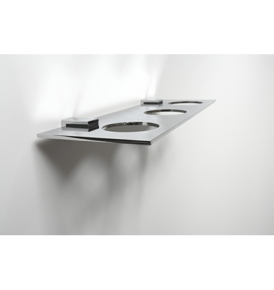 FROST Полка 4, 36см » полированная. цинк / латунь Полированный хром Q303236025  - Вид №3