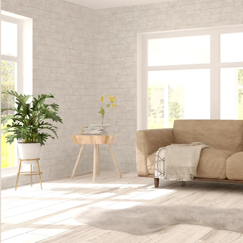 Обои флизелиновые Palitra Life Brick белые 1.06 м PL71412-11 STLM-2181581 - Вид №3