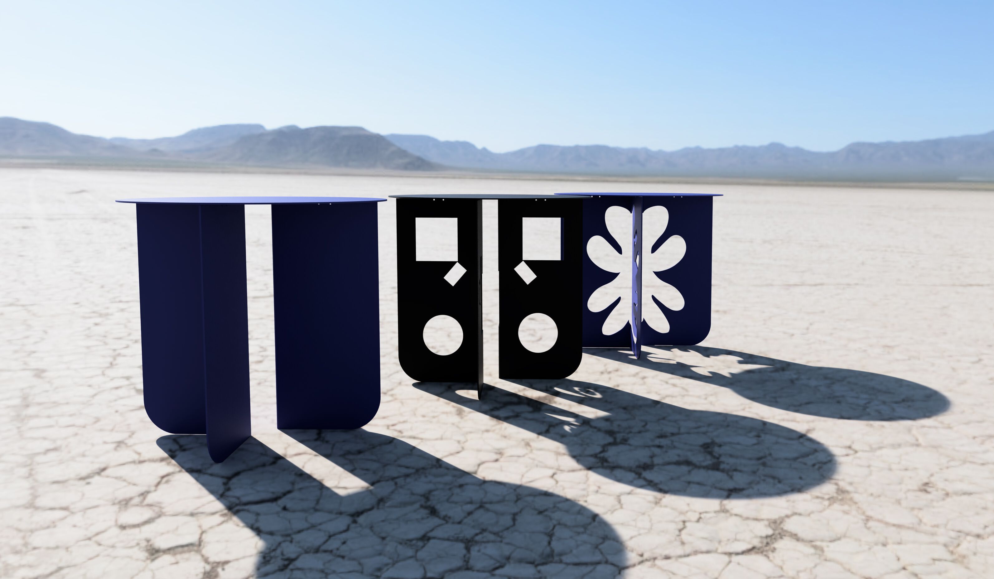 Круглый стол из листового металла Shishka Project Art Table ARCH-00114453 - Вид №5