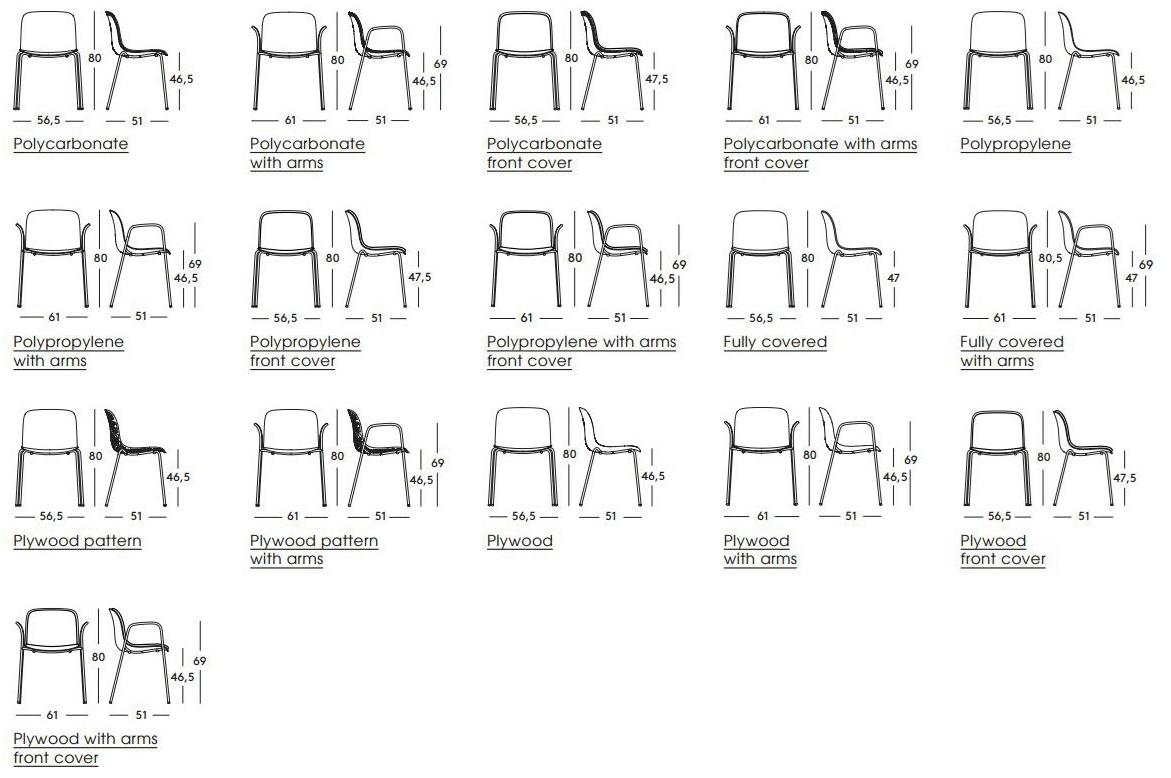 Magis Штабелируемый стул из фанеры Troy sun-id-1394467 - Вид №1