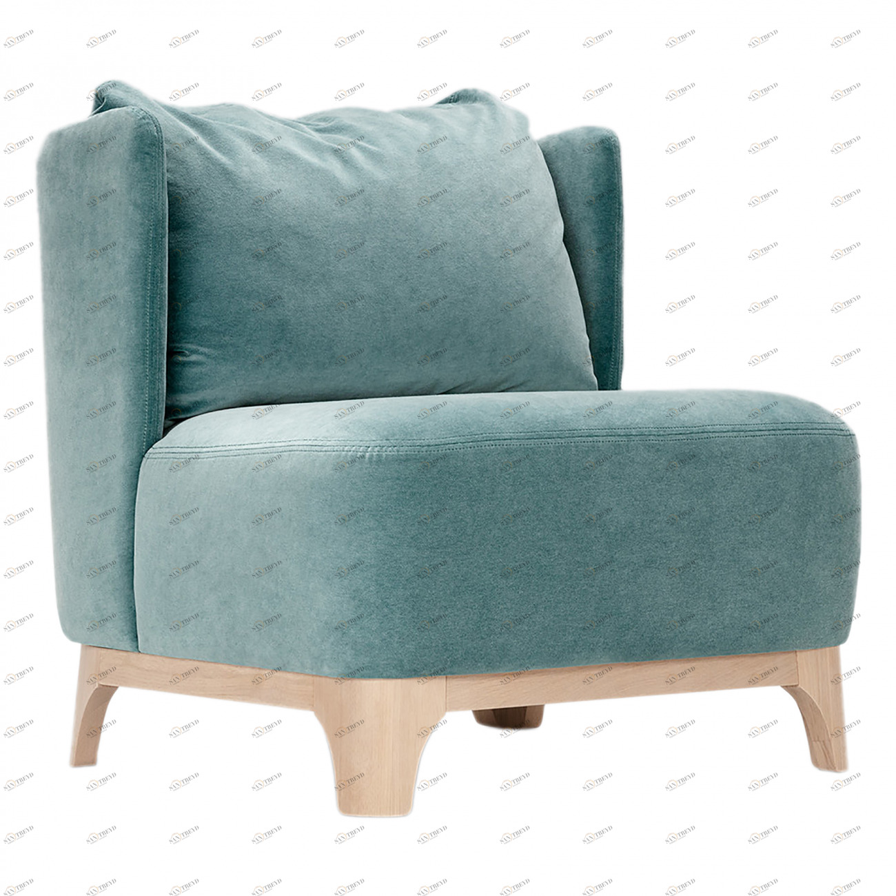 Кресло Alma бирюзовое SITS ALMA 192443 Бирюзовый