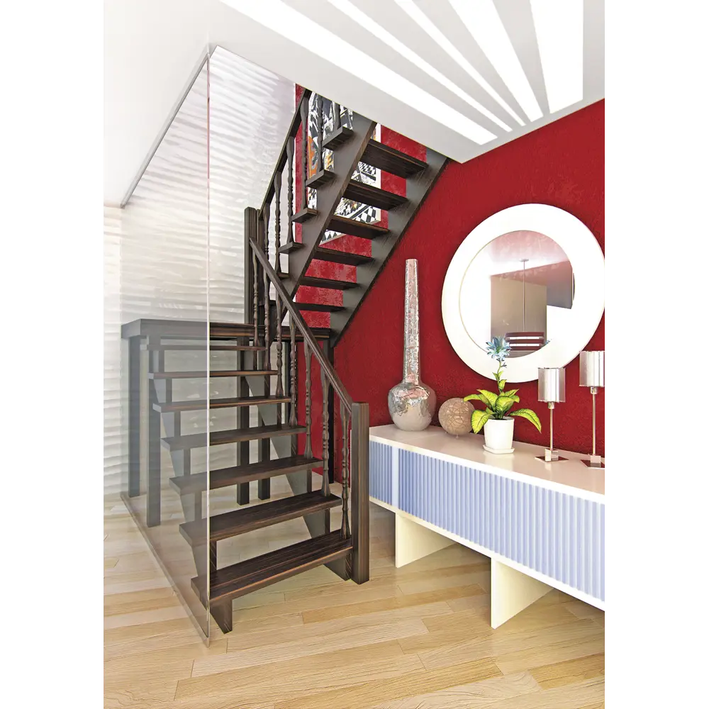 Лестница поворотная 180° ЛЕС-62 универсальная ЛЕСЕНКА STLM-2093506 - Вид №1