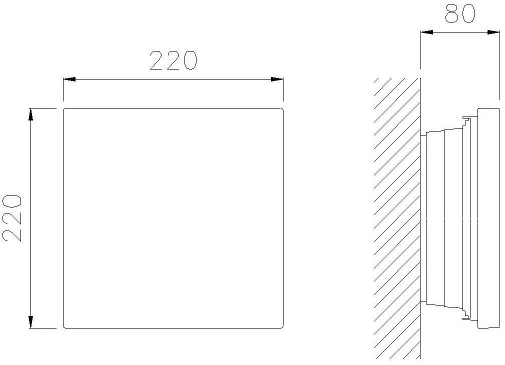 DAISALUX Аварийный светодиодный настенный светильник sun-id-1386063 - Вид №1