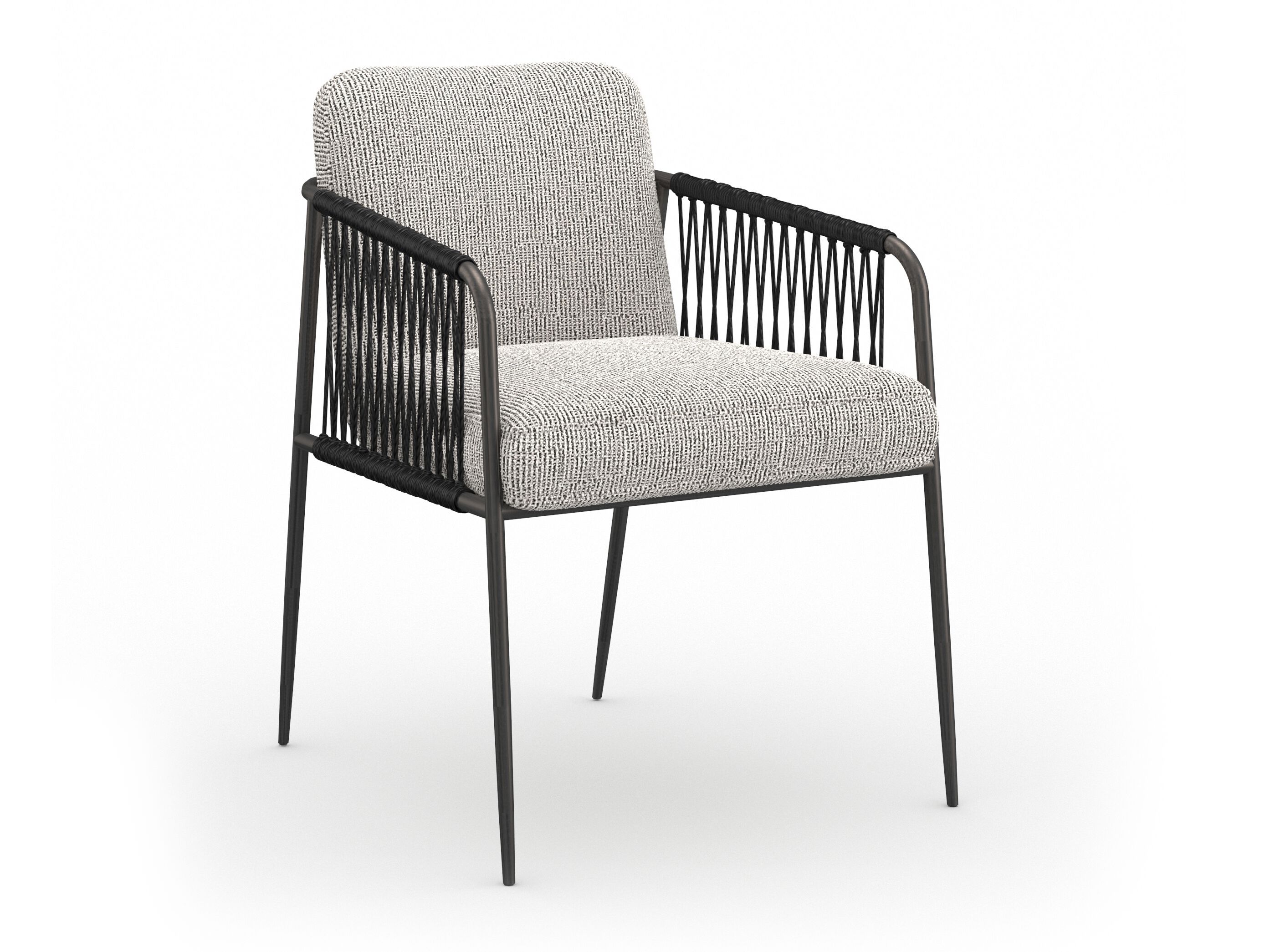 Мягкий тканевый стул с подлокотниками Caracole Remix ARCH-00015097 - Вид №4