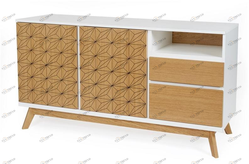 Woodman Комод из фанерованной древесины с ящиками sun-id-1375195